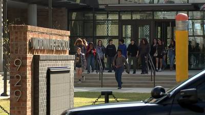 Hundreds of students leave class to protest possible redistricting changes