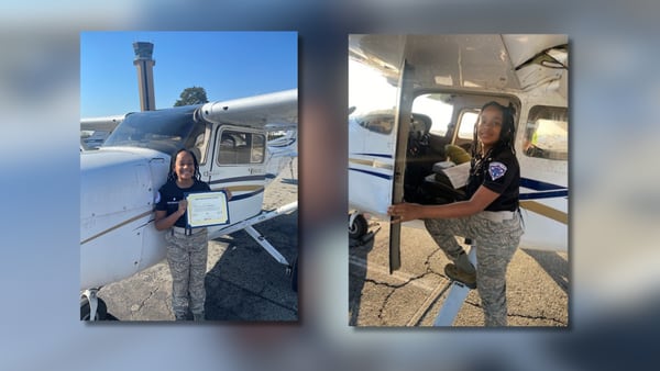 Flying high in the skies: 11-year-old metro Atlanta girl flies plane