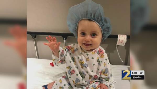 Community comes together to help baby fighting rare cancer