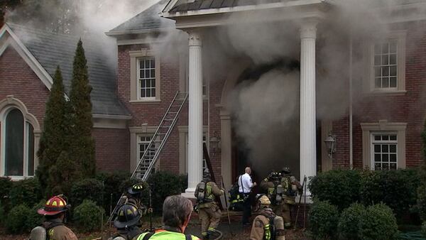 ‘Adrenaline is still running:’ Family escapes after basement fire spreads through Buckhead mansion