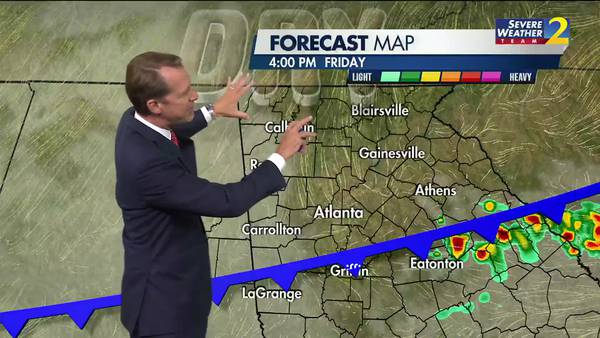 Showers and isolated storms possible overnight