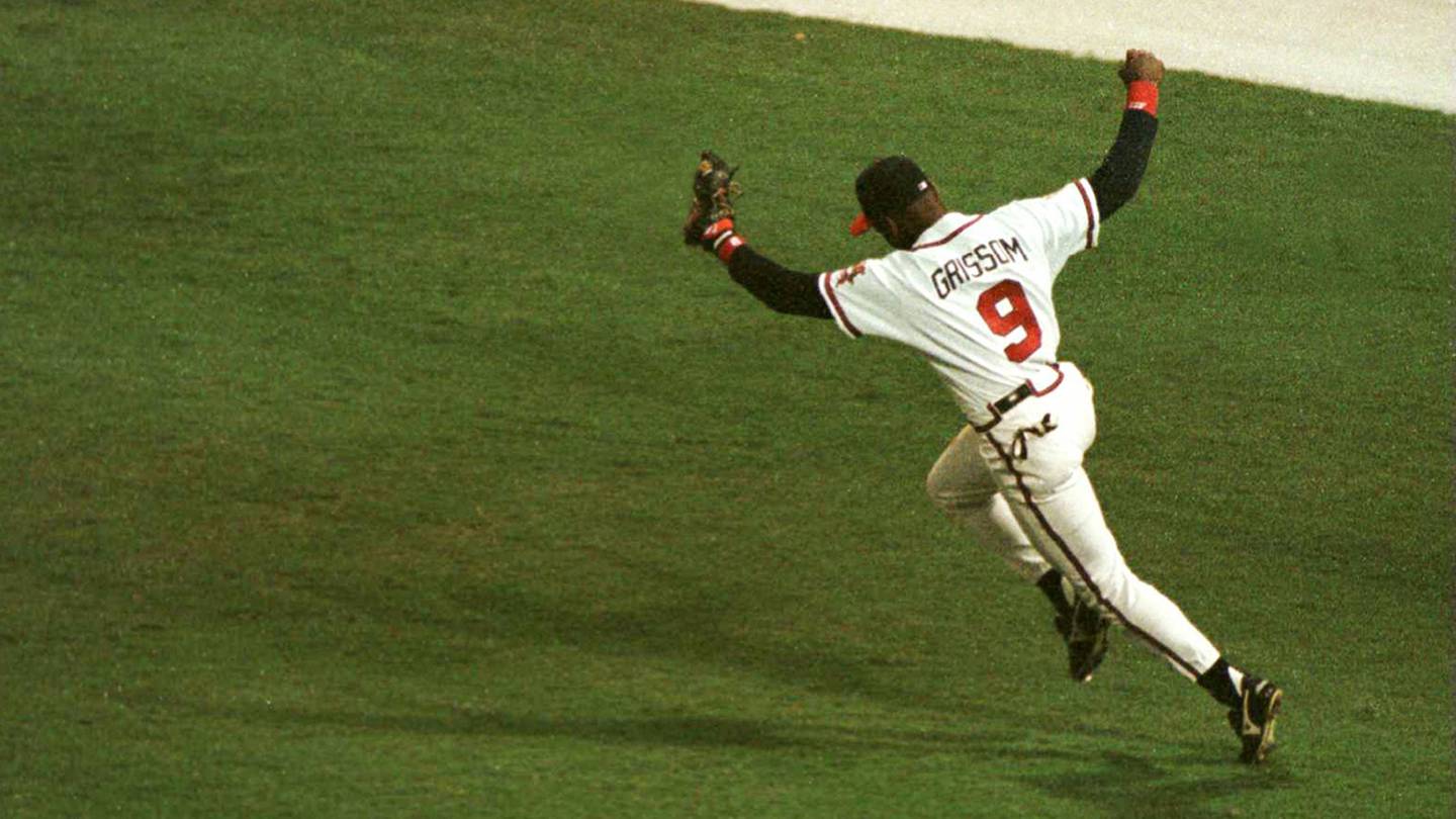 Atlanta native Marquis Grissom remembers catching the final out of