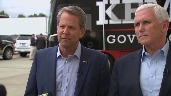 Pence push for Kemp caps end of Georgia primary campaign