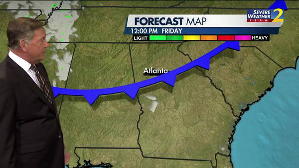 Cold front to move in Thursday evening