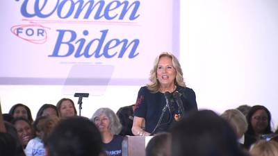 First lady Dr. Jill Biden visits Atlanta to help rally women voters