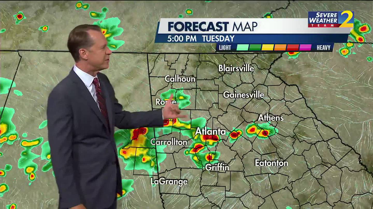 Cloudy with stray showers overnight into Tuesday – WSB-TV Channel 2 ...