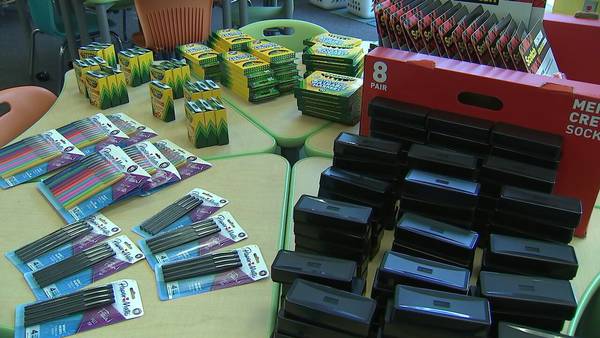 Teachers at local elementary school surprised with free classroom supplies