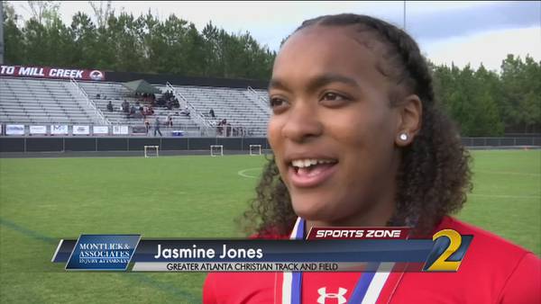 GAC's Jasmine Jones: Montlick & Associates Athlete of the Week
