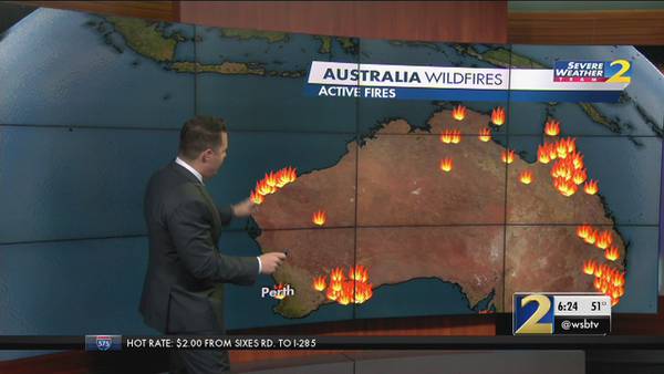 Australia wildfires: Comparing the flames to Atlanta landmarks
