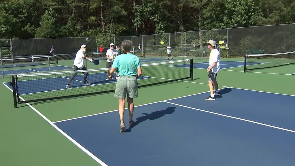 Pickleball 'Gang' Gets Together for Sport and to Have Fun