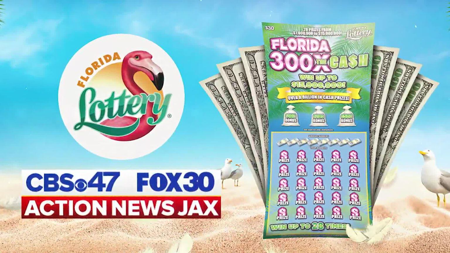 On the 5th of December, the Florida Lottery sent to me; 4 new scratch-off  games – Action News Jax