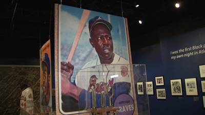 PHOTOS: New Hank Aaron exhibit opens at Atlanta History Center