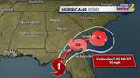 Hurricane Debby makes landfall early Monday, warnings issued in south GA