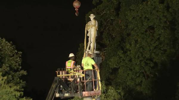 Confederate monument at McDonough Square removed overnight