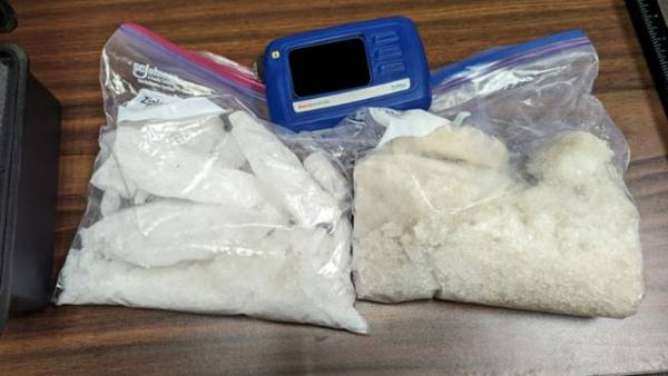 K-9 sniffs out 2 kilograms of meth inside vehicle during traffic stop in Henry County