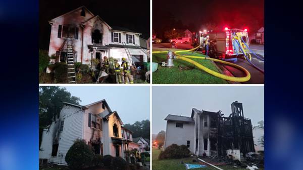 Family of 7 displaced after overnight fire destroys Gwinnett County home