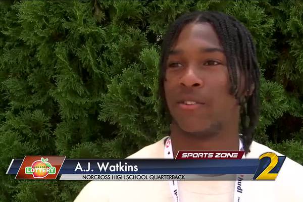 Norcross' AJ Watkins: Georgia Lottery Scholar Athlete