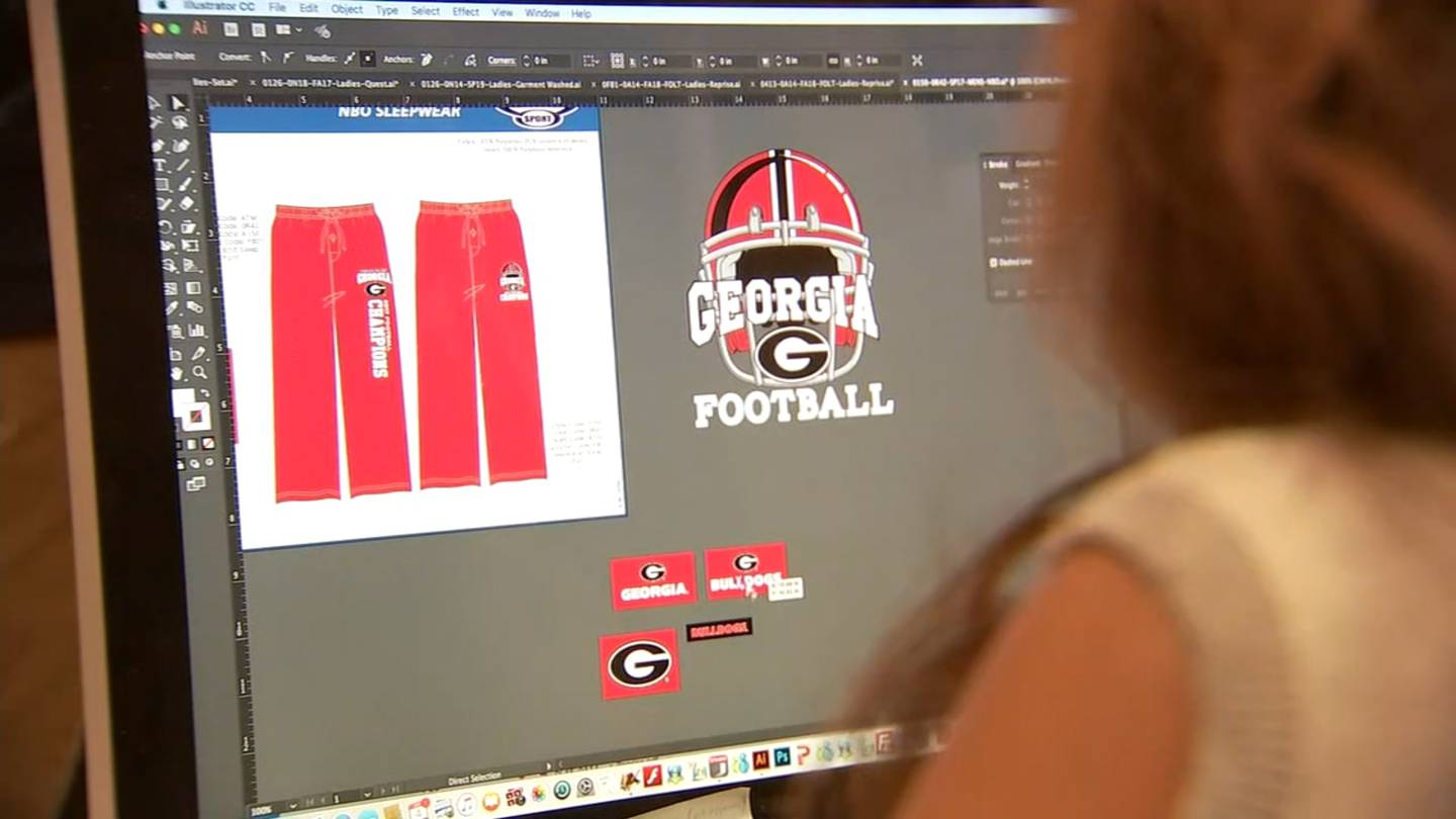 Channel 2 gets firsthand look at UGA Championship gear WSBTV Channel
