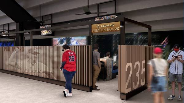 Braves unveil new premium seating at Truist Park for 2024 season