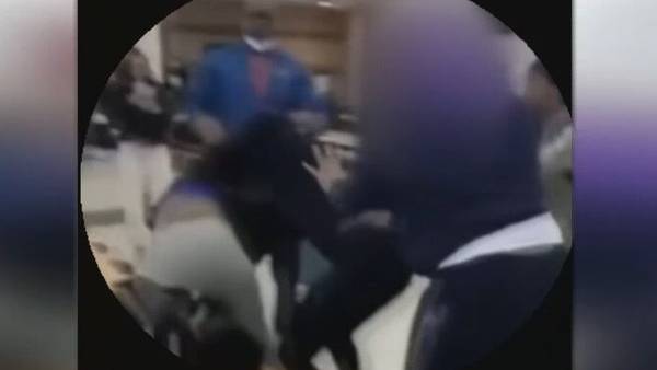 Video shows girl being stabbed during cafeteria brawl at Creekside High School