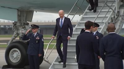 President Joe Biden’s campaigns, meets with community ahead of Morehouse commencement speech