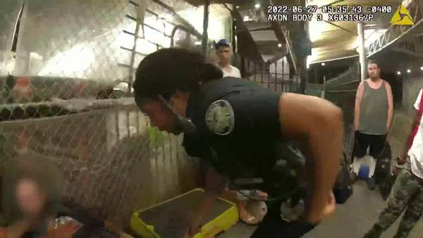 Body cam video shows officers reviving overdosing man