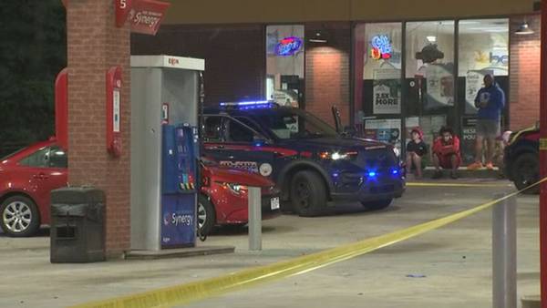 Three women injured after shooter opens fire on car at Atlanta gas station