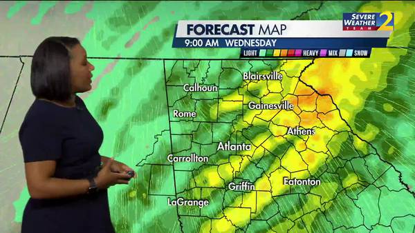 Morning showers and thunder on Sunday kicks off cool start to week