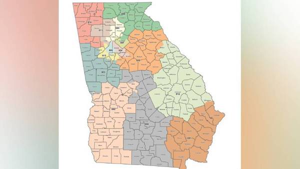 Long-awaited new proposed congressional map of Georgia released 
