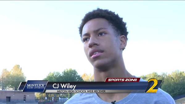 Milton's CJ Wiley: Montlick Injury Attorneys Athlete of the Week