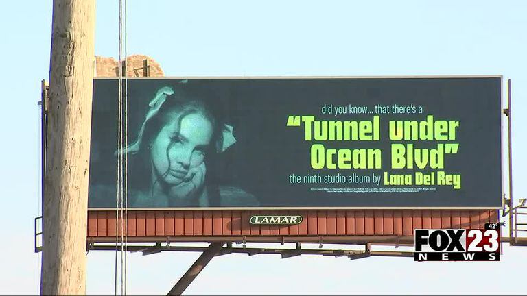 Lana Del Rey billboard in Tulsa generates buzz