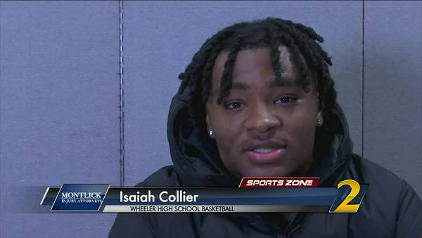Wheeler's Isaiah Collier: Montlick Injury Attorneys Athlete of the Week
