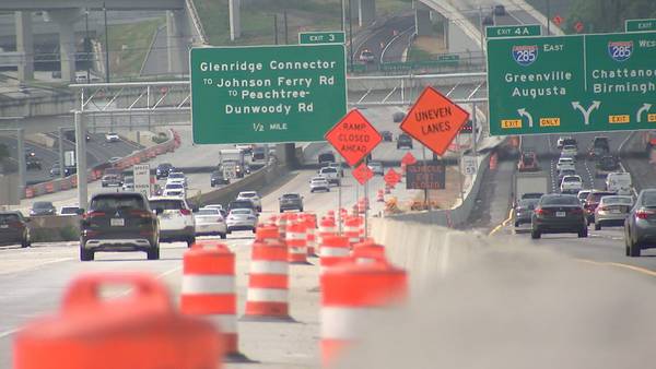 Ramp closures at I-285 and GA-400 interchange impacts businesses as GDOT works on repairs