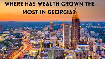 Where has wealth increased the most in Georgia? 