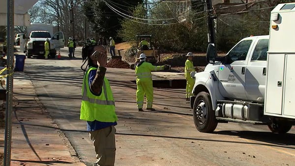 Work crews to close streets in Decatur for water main repairs starting Sunday, expect traffic, noise