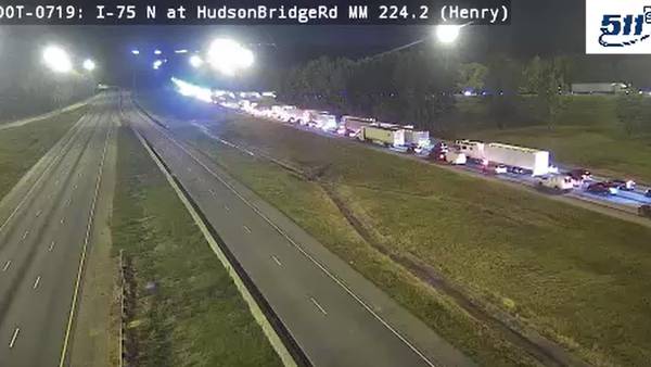I-75 SB lanes starting to reopen after hazmat spill in Henry County