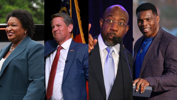 New AJC/UGA poll shows Warnock-Walker in tight race, Kemp building lead over Abrams