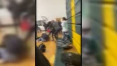 Middle school student sliced in the face after fight between two girls in school cafeteria