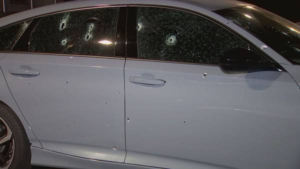 Woman's car hit with 32 bullets in shooting at Atlanta restaurant