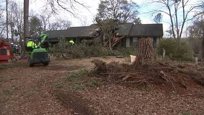 Neighbors picking up the pieces after the Newton County community was struck by storm, tornadoes