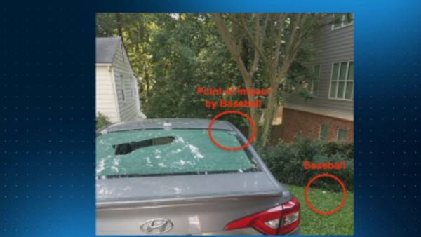 Neighbors frustrated over baseballs flying into windows, homes from nearby school