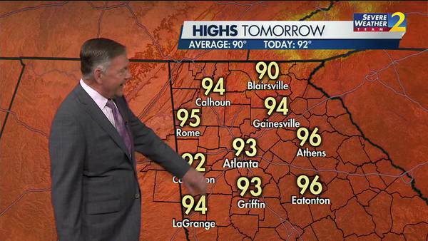 Another hot, humid night in store for your Wednesday