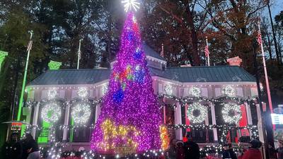 PHOTOS: 1 million lights fill Six Flags for Holiday in the Park, here are some of our favorites