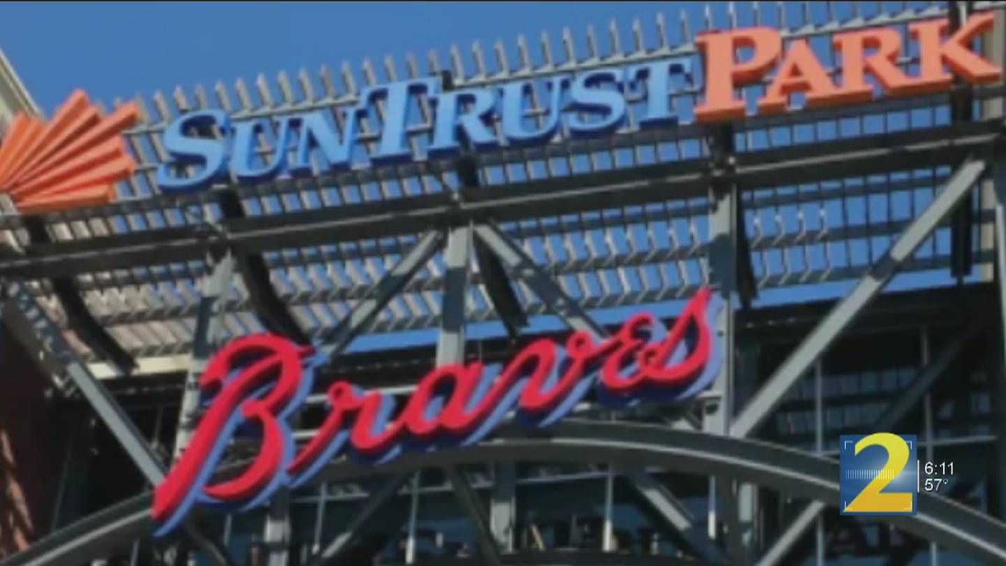 SunTrust Park signs begin coming down -- about 150 to go