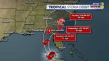 Tropical Storm Debby forms in the Gulf of Mexico, expected to impact parts of Georgia
