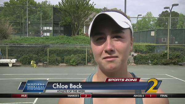 Chloe Beck: Montlick & Associates Athlete of the Week