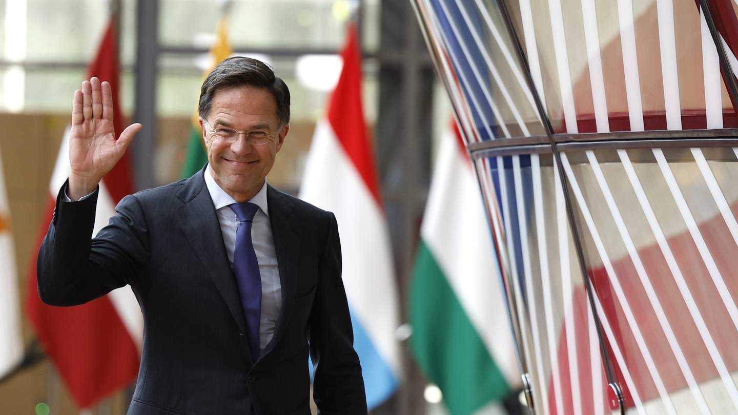 Dutch Prime Minister Mark Rutte urged support for Ukraine, EU and NATO