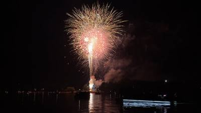 PHOTOS: Fireworks erupt over Lake Lanier