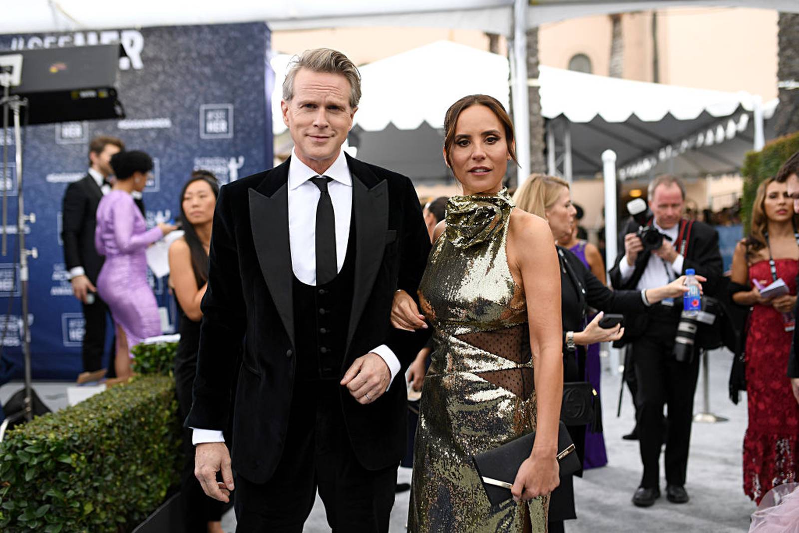 Photos 2020 Screen Actors Guild Awards red carpet WSBTV Channel 2