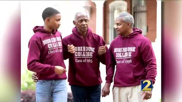 One metro Atlanta family now sports three generations of Morehouse men